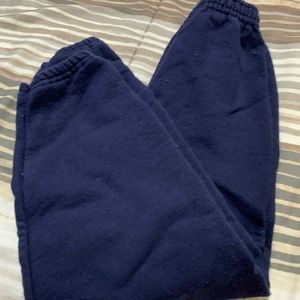 Blue sweatpants for boys size {5T}